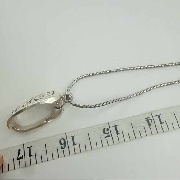 Brighton London Groove Badge Clip Necklace - Picture 7 of 7